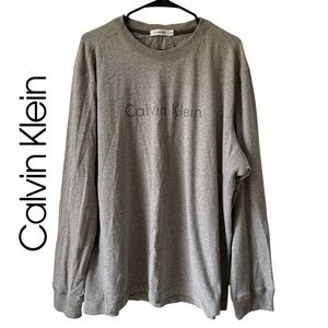 ⚜️Calvin Klein⚜️ Women’s Gray Crewneck Top Cozy Casual Sweater/Sweatshirt